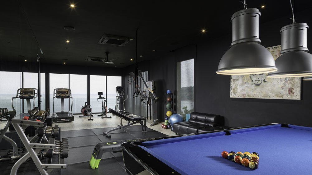Malaiwana Villa M - Games room and gym